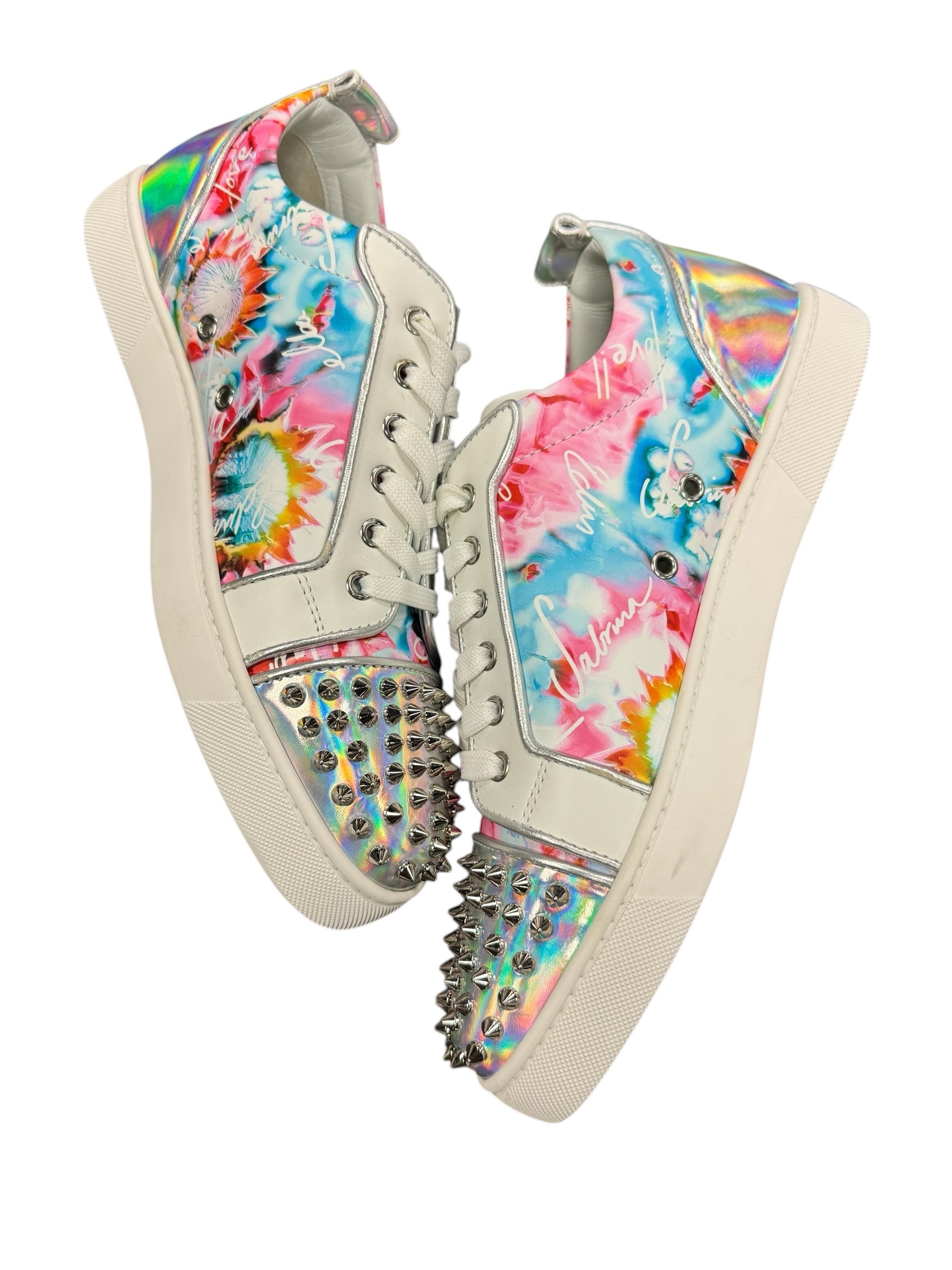 Christian Louboutin Leather Floral Print