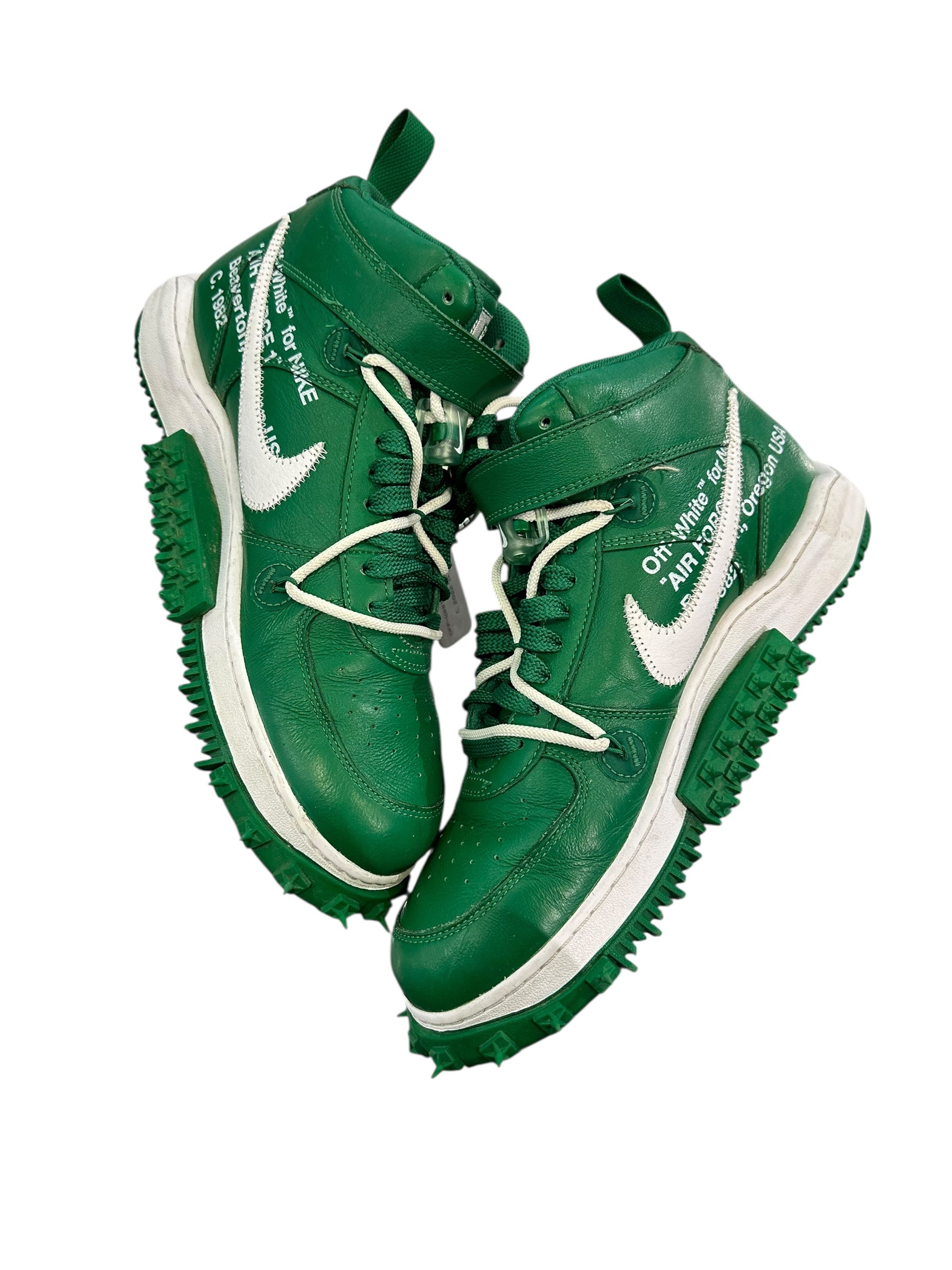 Nike Air Force 1 Mid Off-White Pine Green