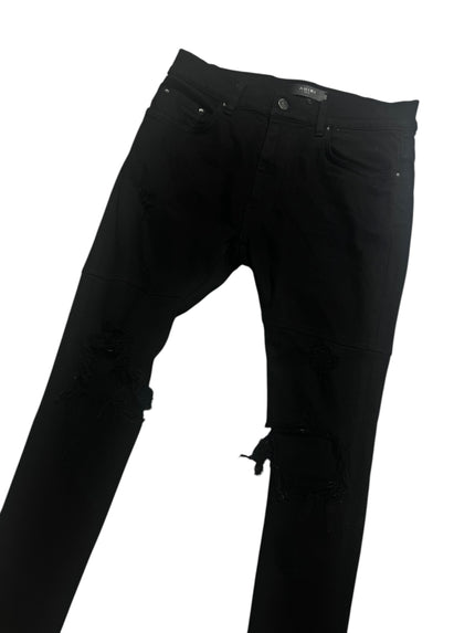 Amiri Denim Distressed Black