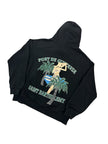 Rhude Port De Gustavia Hoodie Vintage Black
