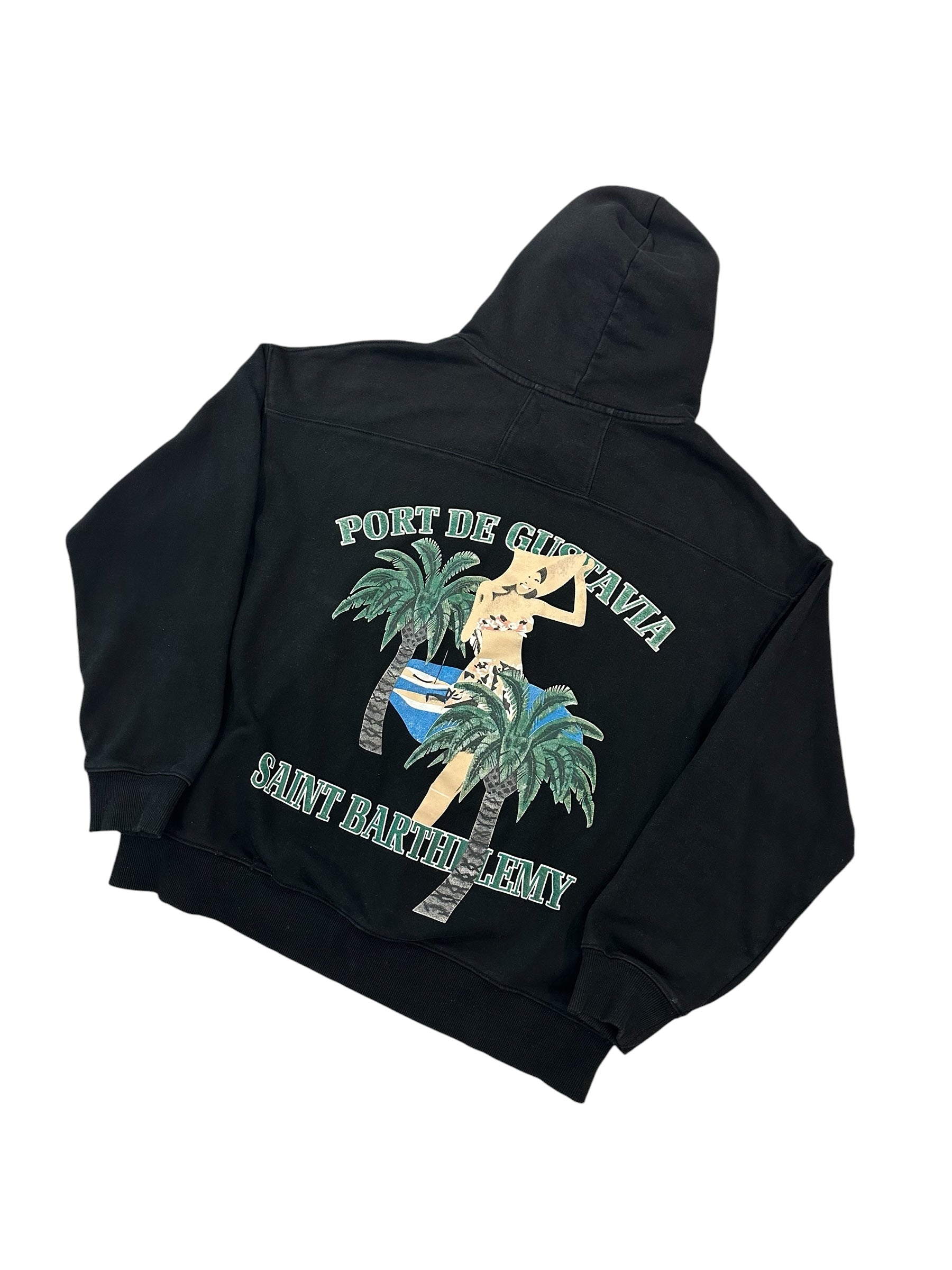 Rhude Port De Gustavia Hoodie Vintage Black