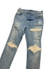 Amiri MX1 Denim Blue/Coral