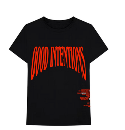 Vlone x Nav Good Intentions Tee Black/Red