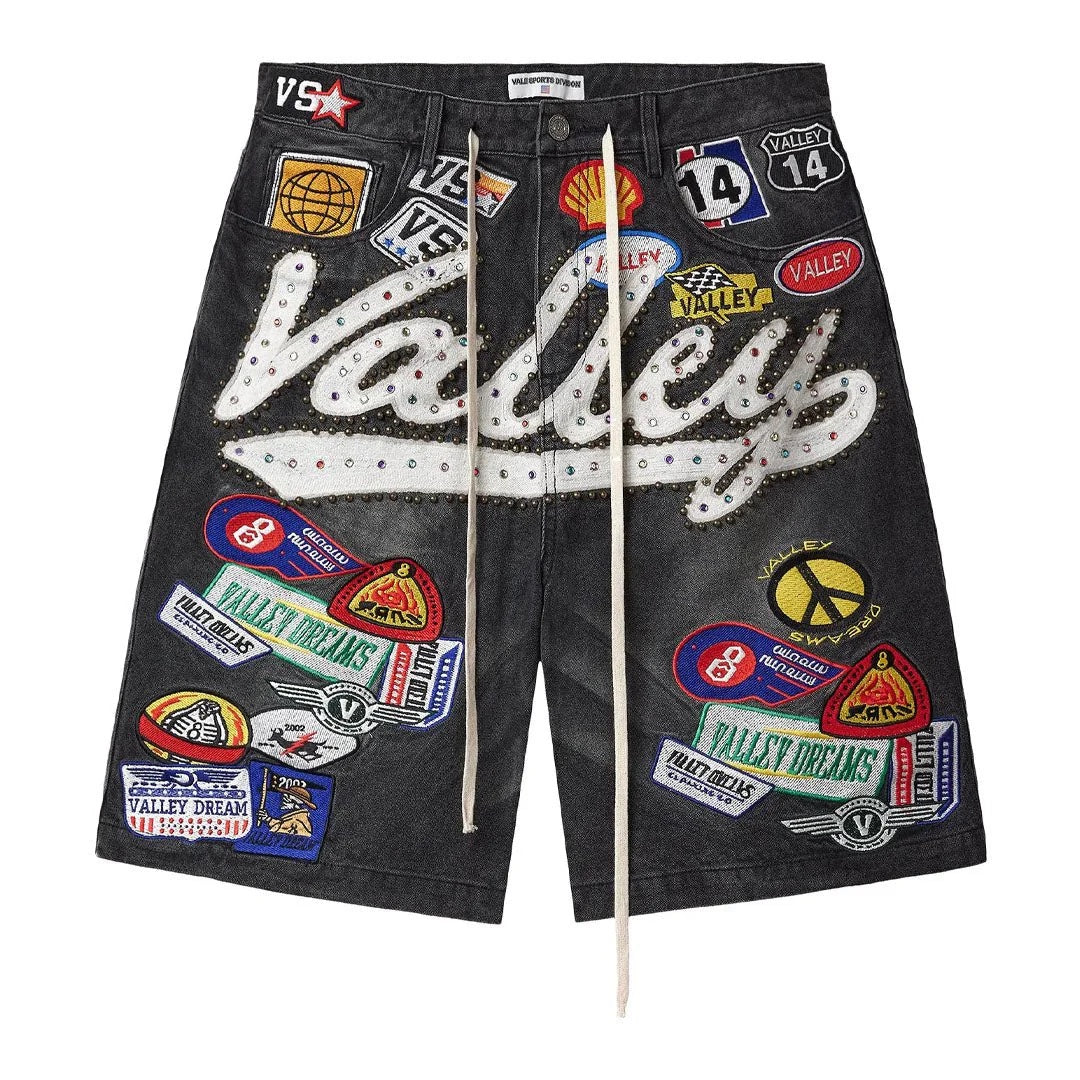Vale Forever 1980s Jorts Black Wash