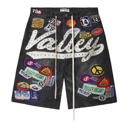Vale Forever 1980s Jorts Black Wash
