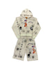Saint Cavalle Dirty Monroe Sweatsuit Cream