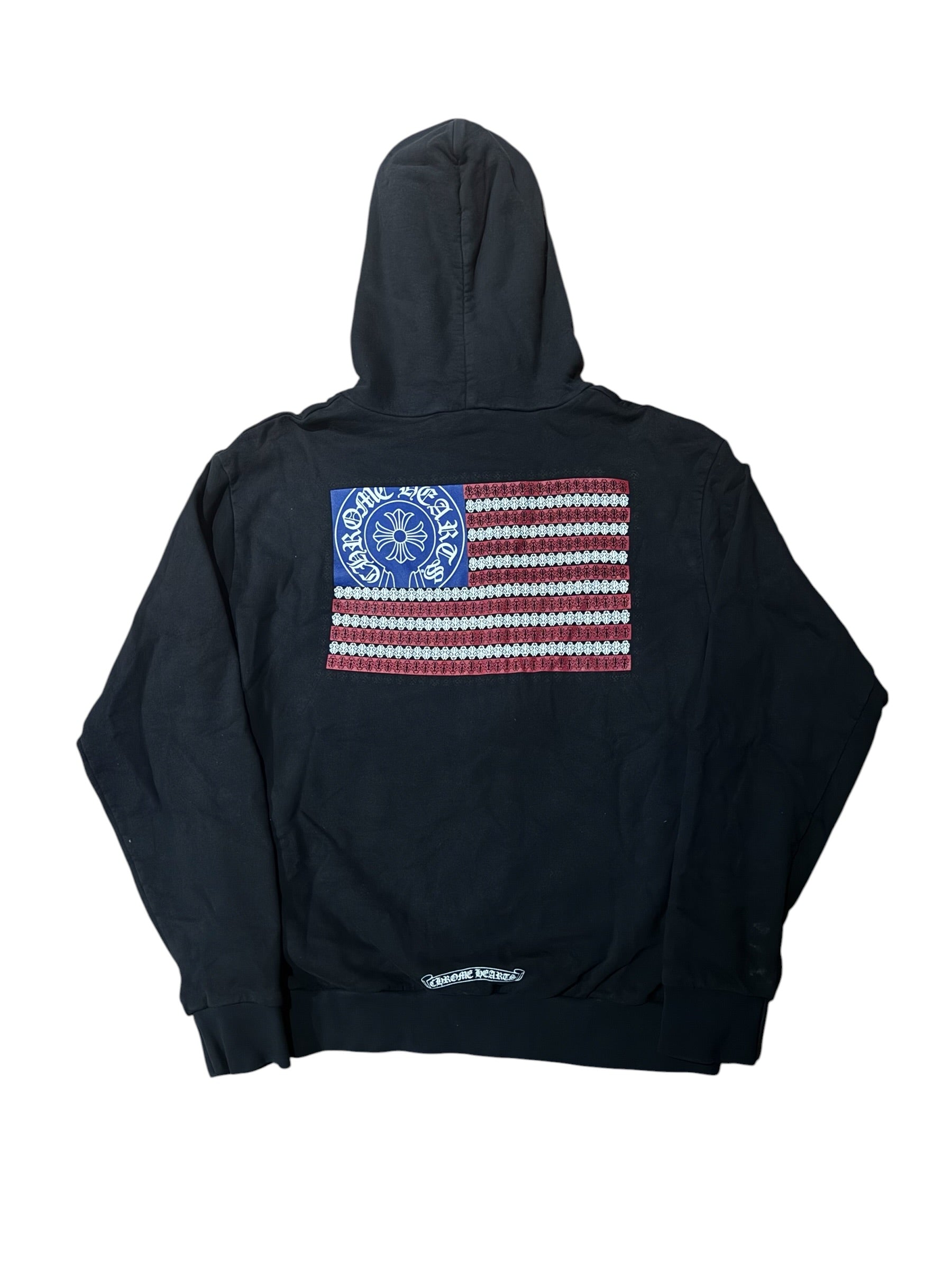 Chrome Hearts American Flag Horseshoe Hoodie