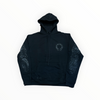 Chrome Hearts Black Pullover Horseshoe Floral Hoodie Black
