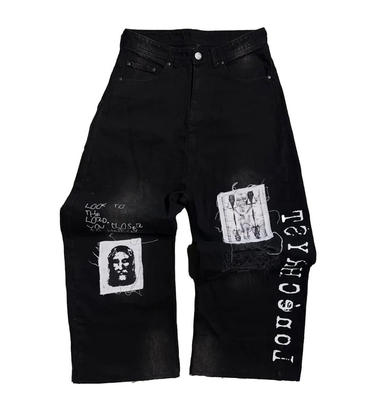 LONECHRYST Onyx Yeshua Baggy Denims