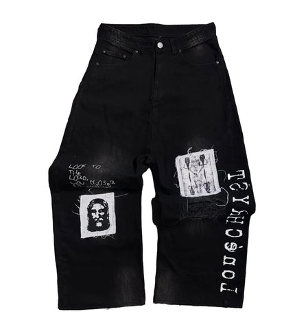LONECHRYST Onyx Yeshua Baggy Denims