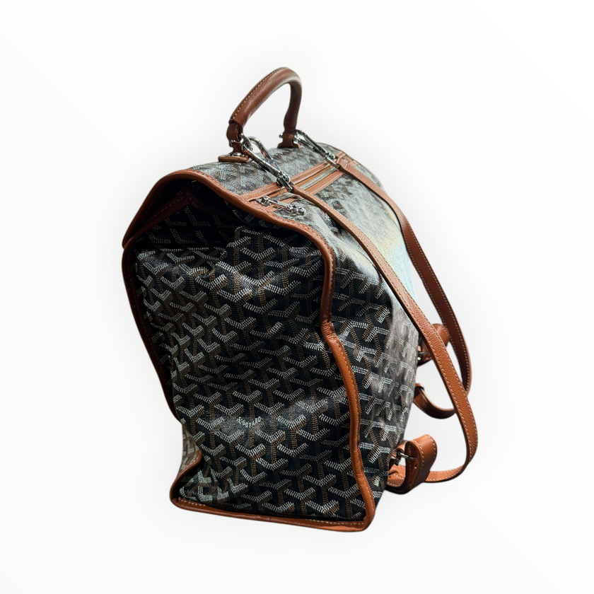 Goyard Saint Leger Briefcase Coated Canvas Backpack