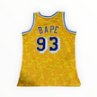 BAPE x Mitchell & Ness Los Angeles Lakers Jersey Yellow