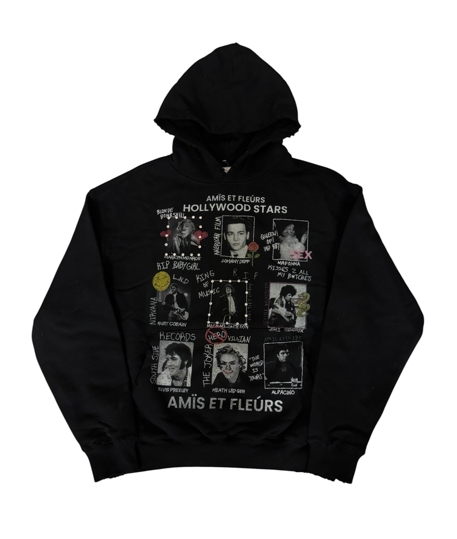 Amis ET Fleurs Hollywood Stars Hoodie
