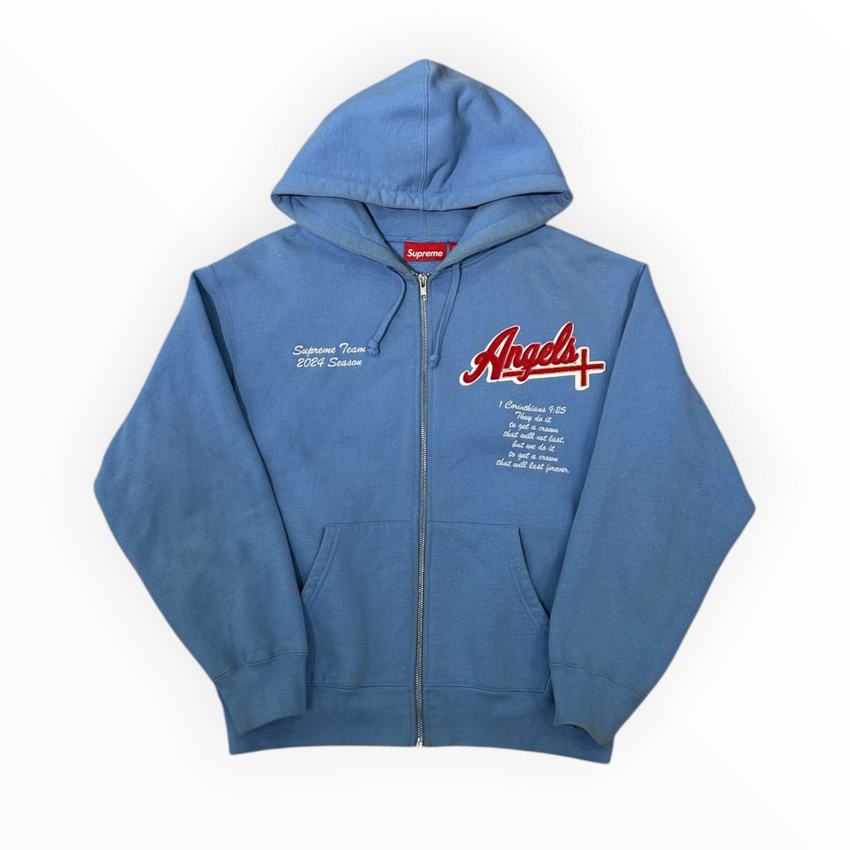 Supreme Salvation Zip Up Light Blue