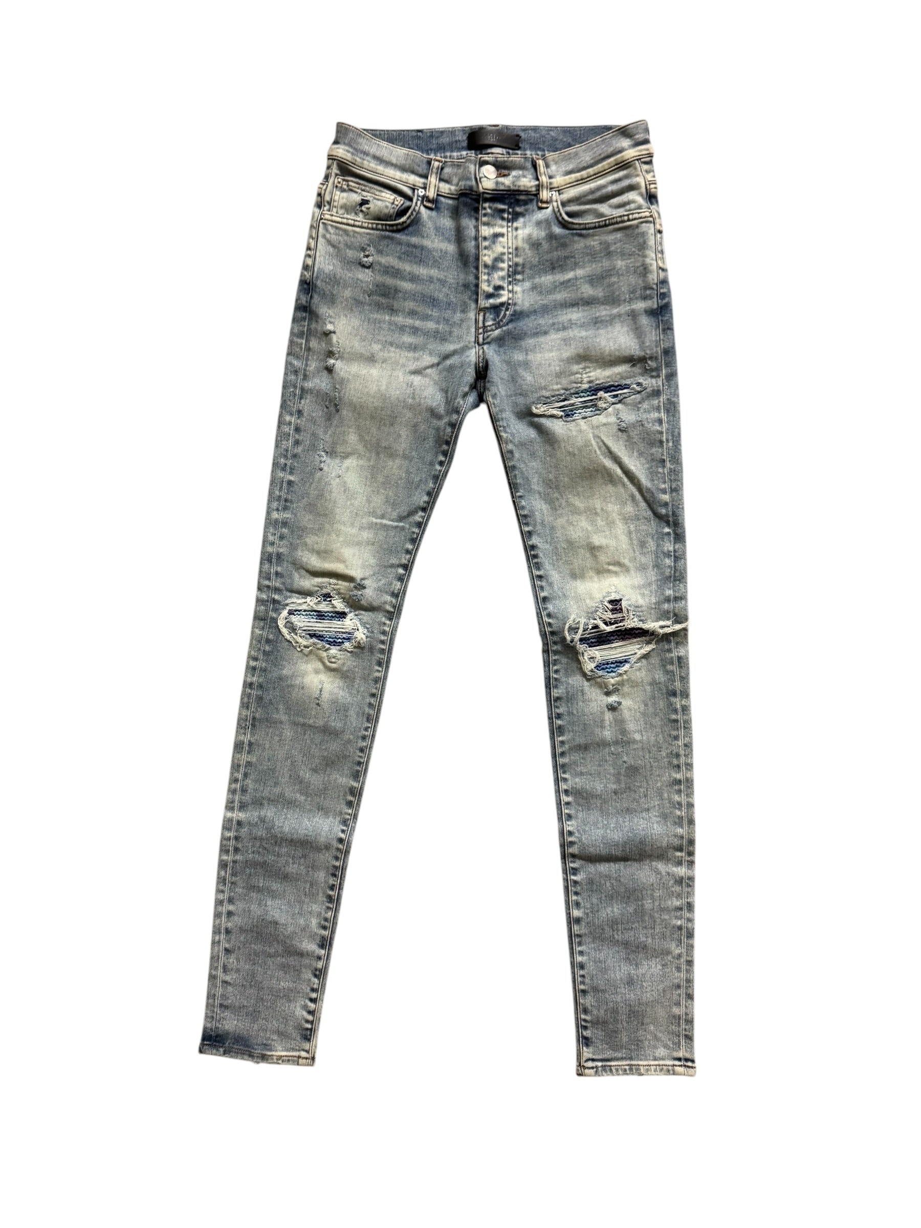 Amiri MX1 Gradient Patch Denim