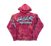 Hellstar Studios Records Hooded Sweatshirt Washed Red