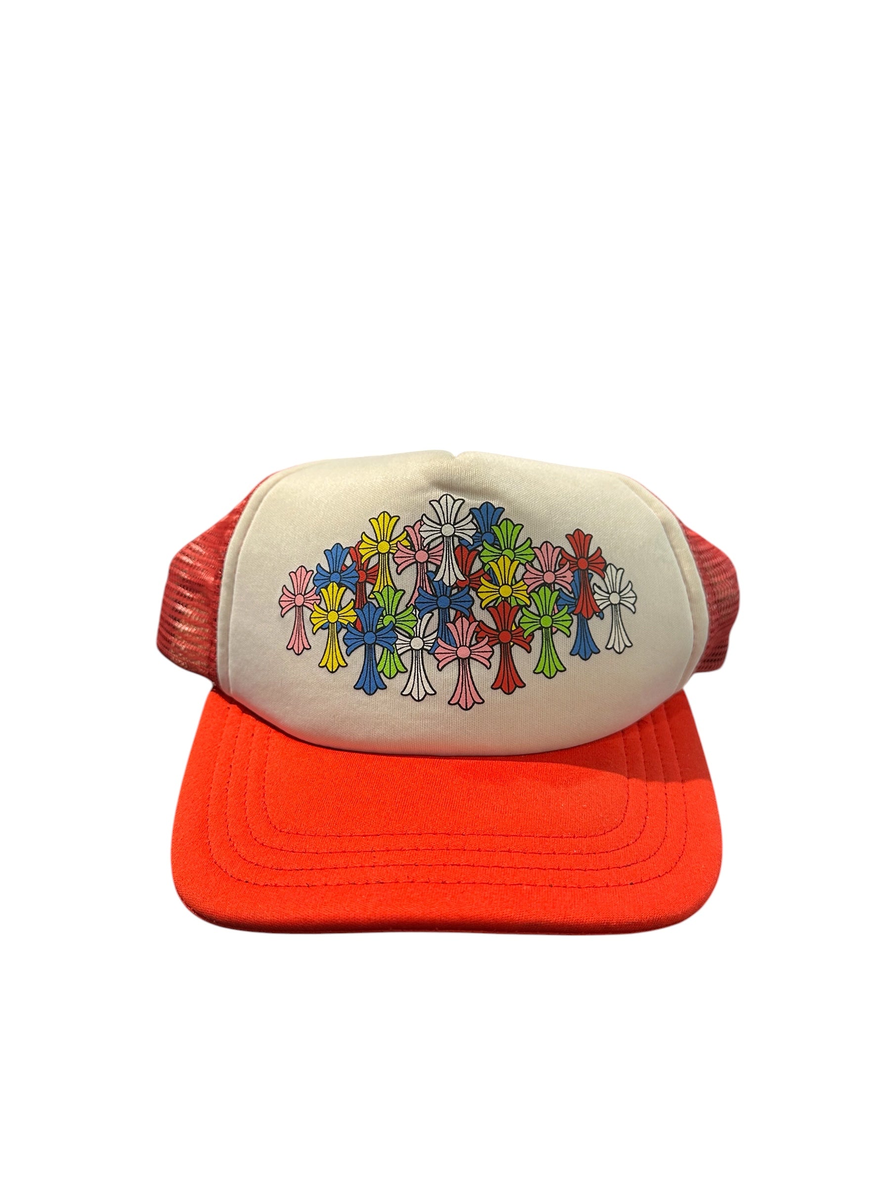 Chrome Hearts Multicolor Cemetery Trucker Red