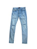 Amiri Distressed Denim Blue