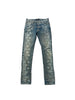 Amiri Bleach Bandana Jeans Blue/Paisly