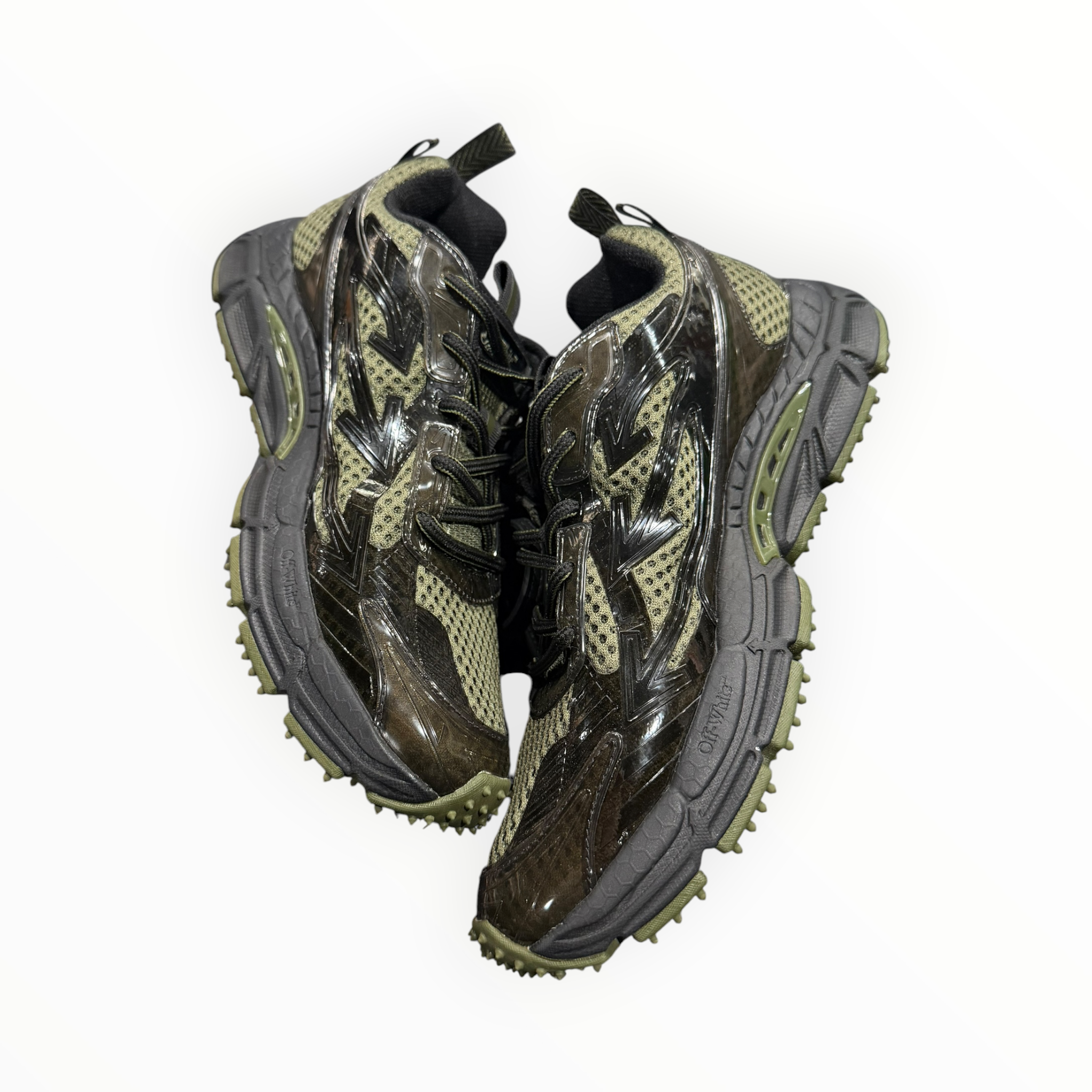 OFF-WHITE Be Right Back Kaki Black
