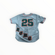 Supreme Old English Baseball Jersey Grey