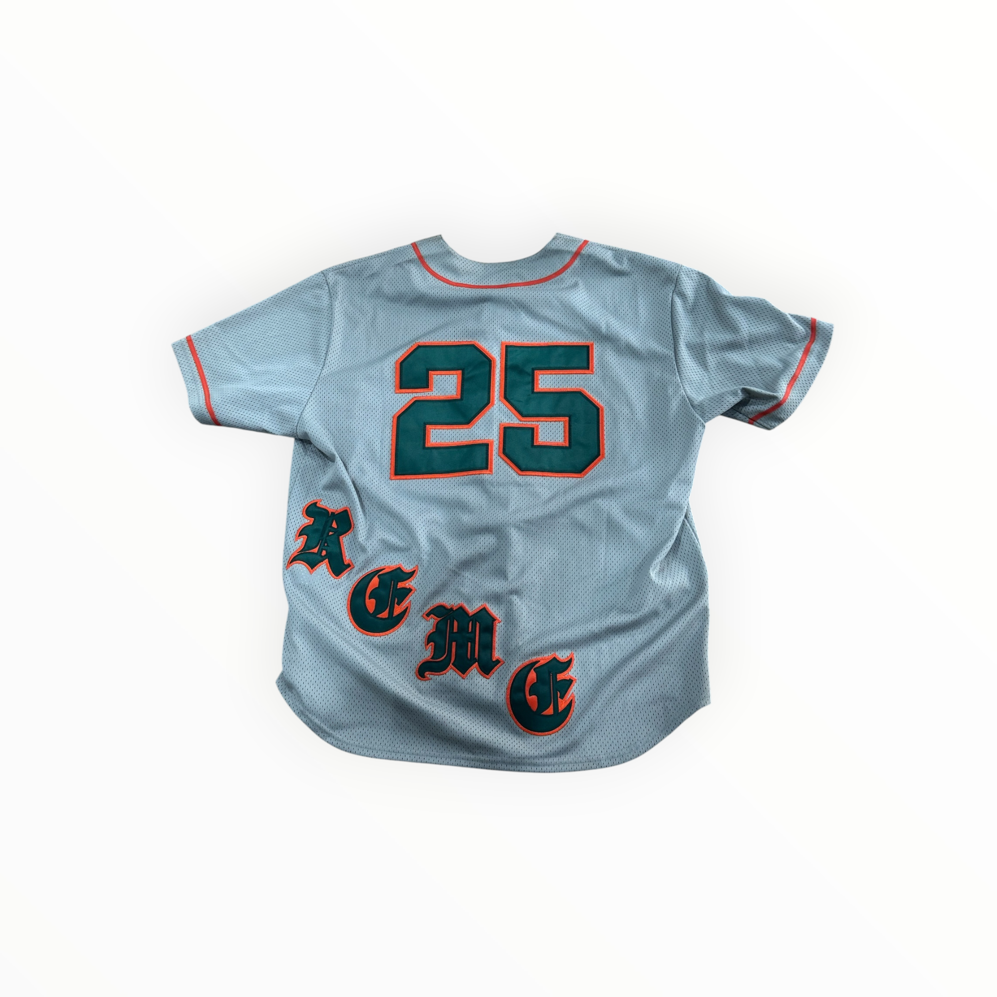 Supreme Old English Baseball Jersey Grey