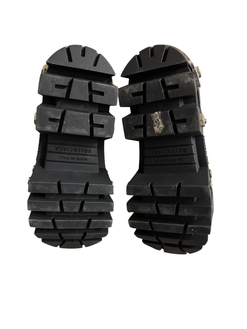 Balenciaga Bulldozer Lace Up Boot