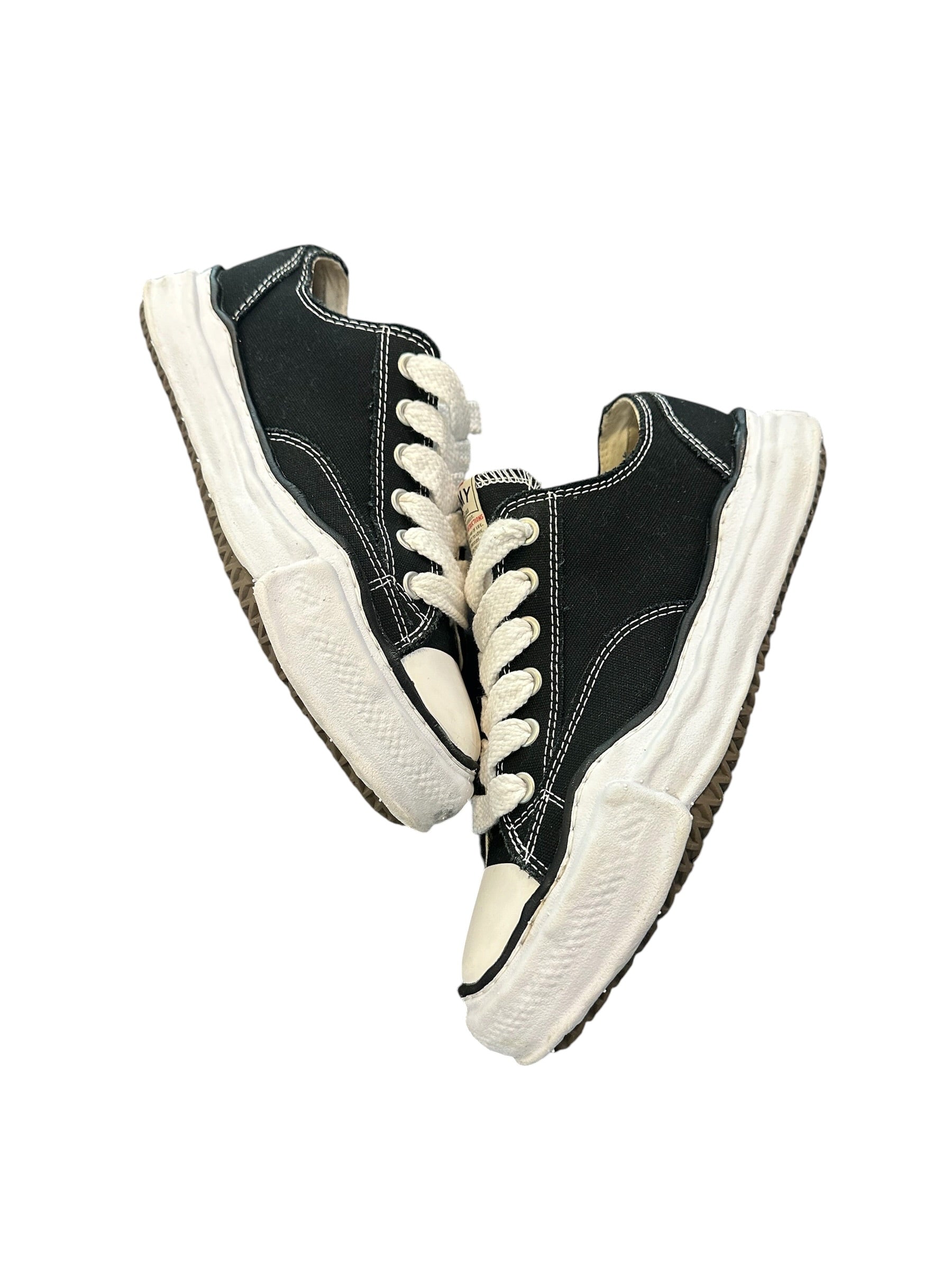 Maison Mihara Yasuhiro Peterson OG Sole Canvas Low Black