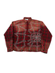 Vale Forever Red Rhinestone Flannel