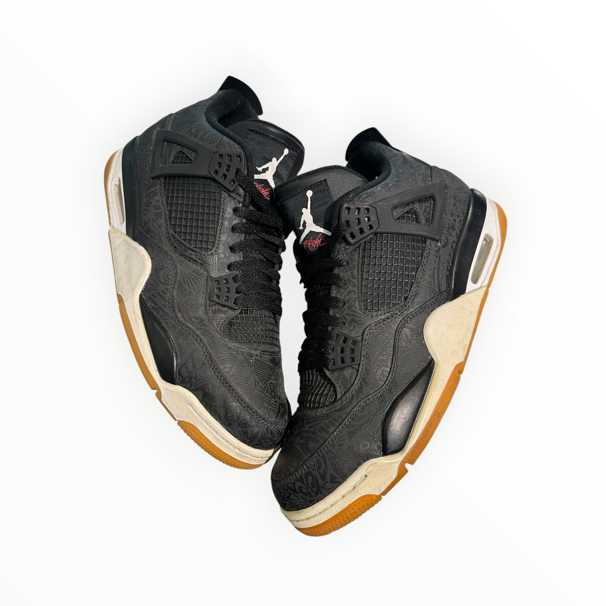 Jordan 4 Retro Laser Black Gum