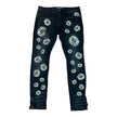 Godspeed Skull Embroidery Jeans