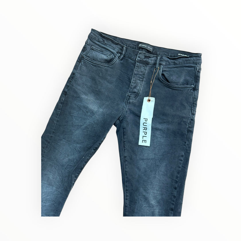 Purple Denim Black