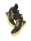 Rick Owen Geobasket Suede Leather Black (Sale)