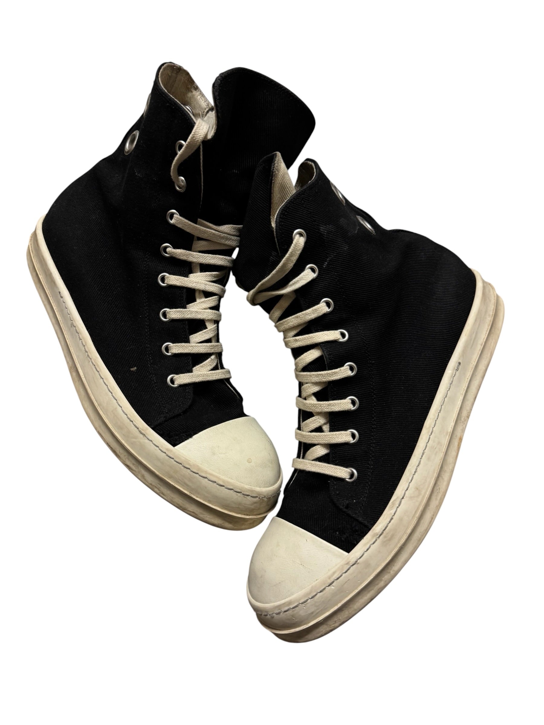 Rick Owens DRKSHDW Eyelet High Top Black