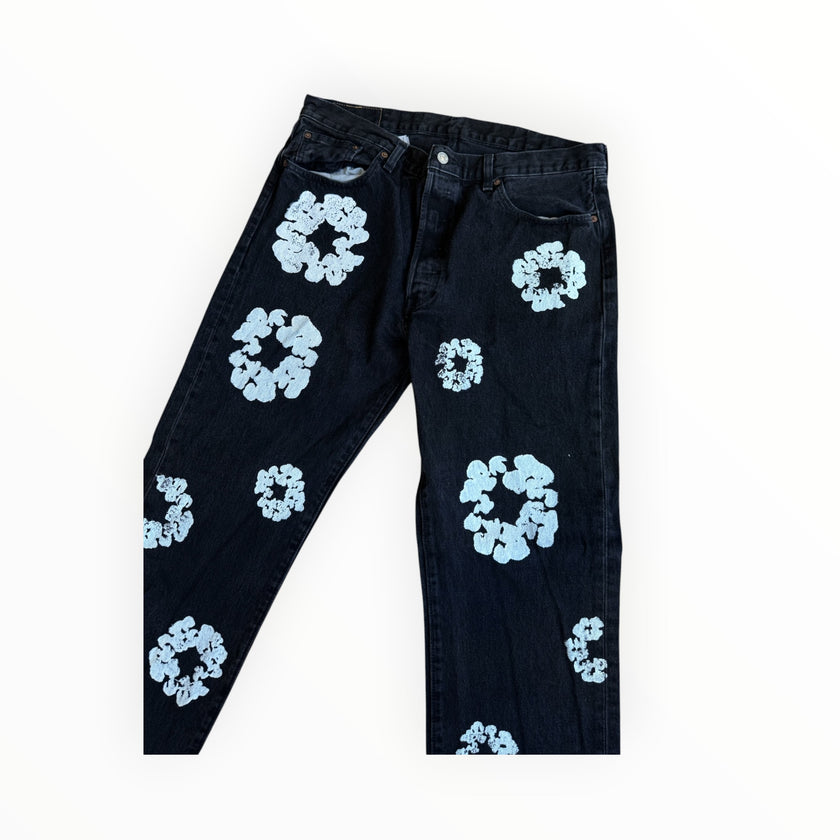 Denim Tears x Levi's Cotton Wreath Jean Black