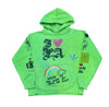 Amis ET Fleurs LA Love Hoodie Neon