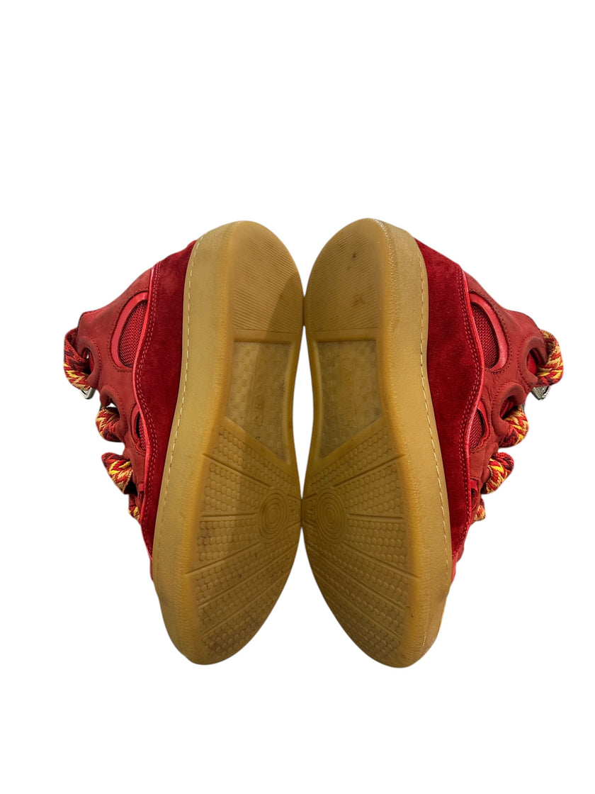Lanvin Curb Sneaker Red/Yellow