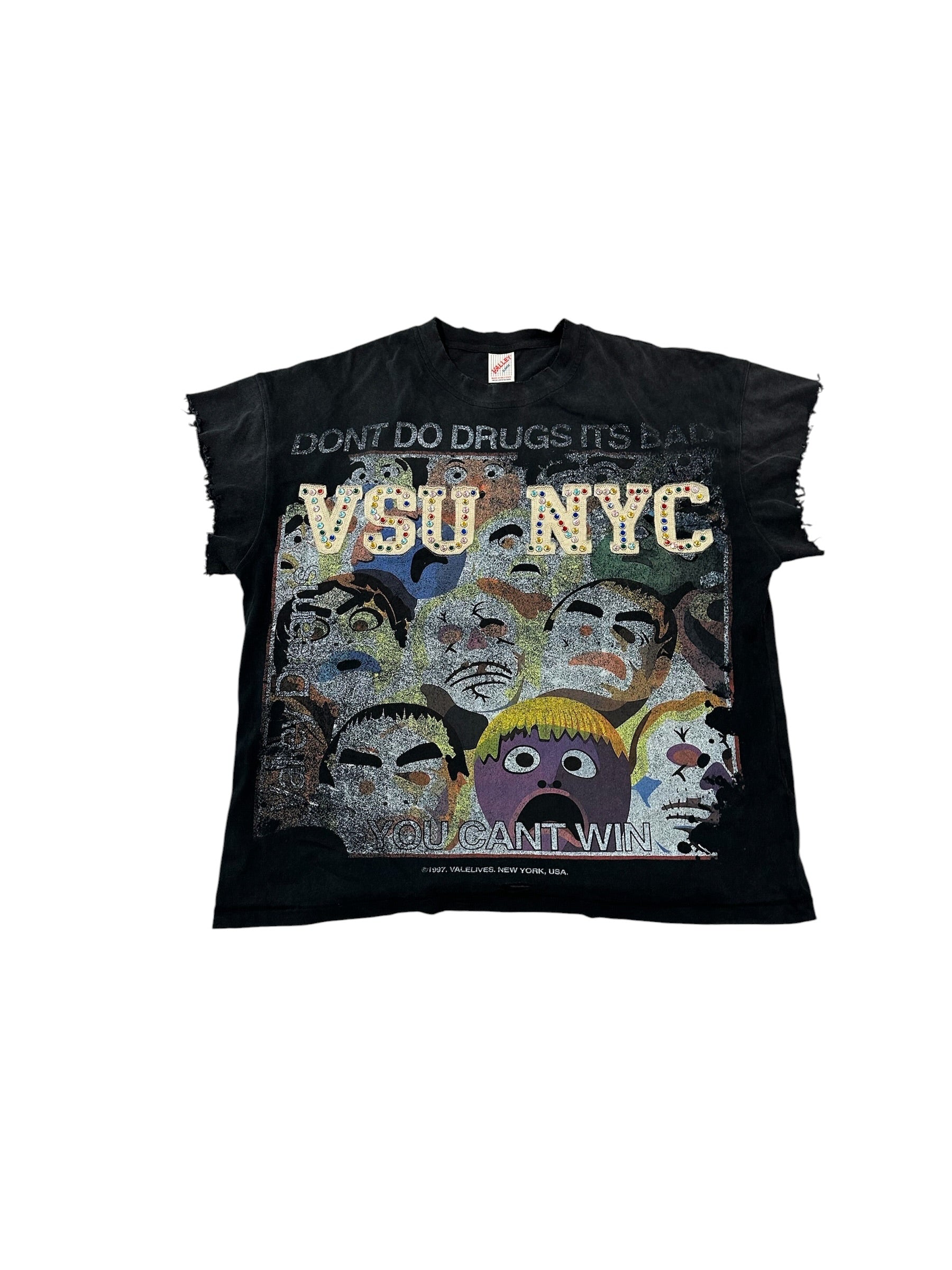 Vale Forever No Drugs Cutoff Black