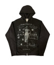 Amis ET Fleurs Dream Girl Zip Hoodie Black