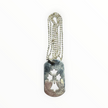 Chrome Hearts Dagger Dog Tag Necklace