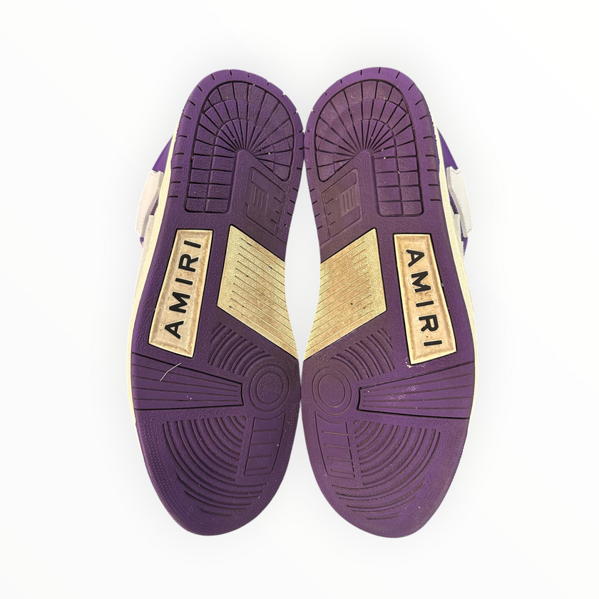 Amiri Skel Top Low Purple/White