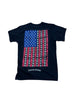 Chrome Hearts Black American Flag Short-Sleeve Tee