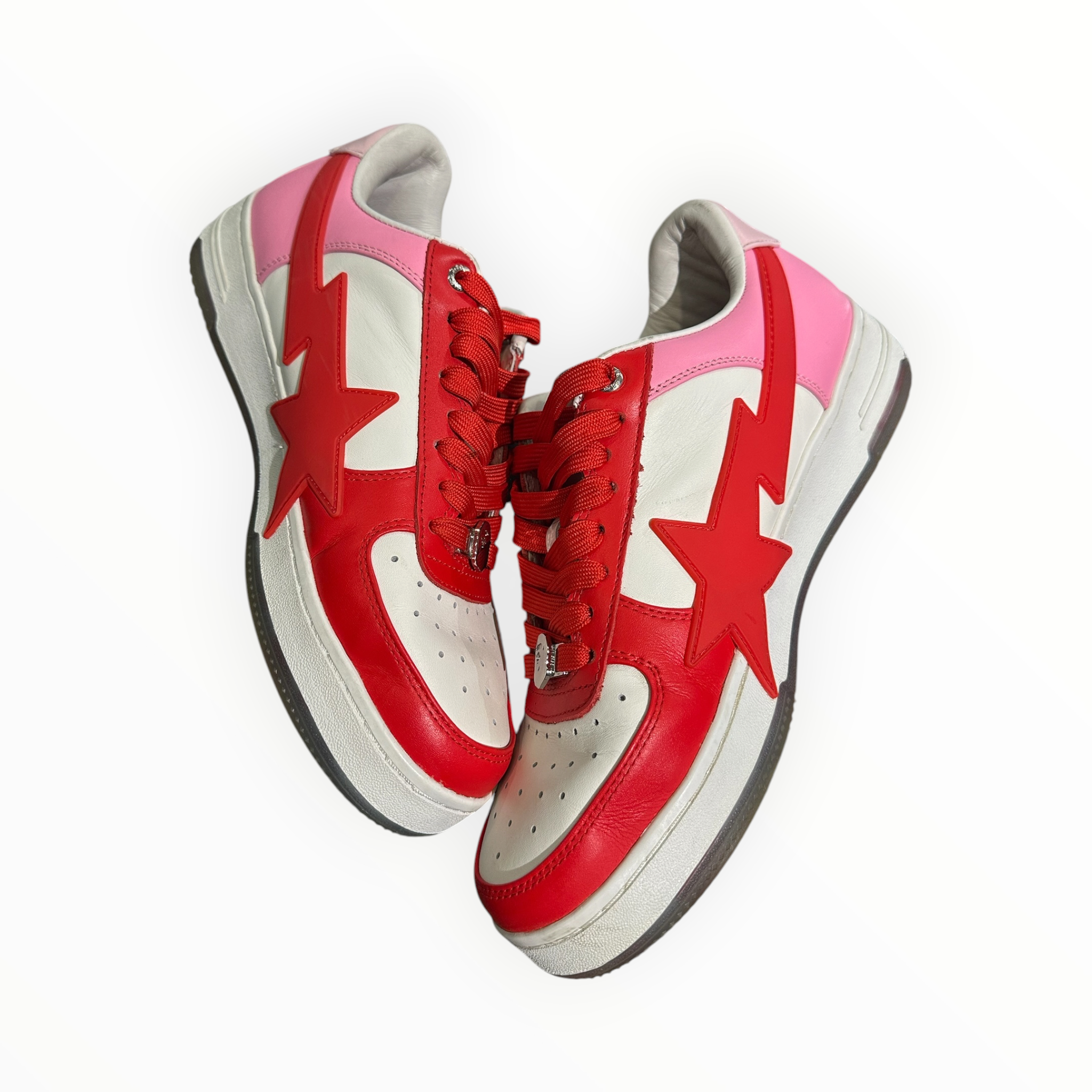 A Bathing Ape Bape Sta OS White Pink Red