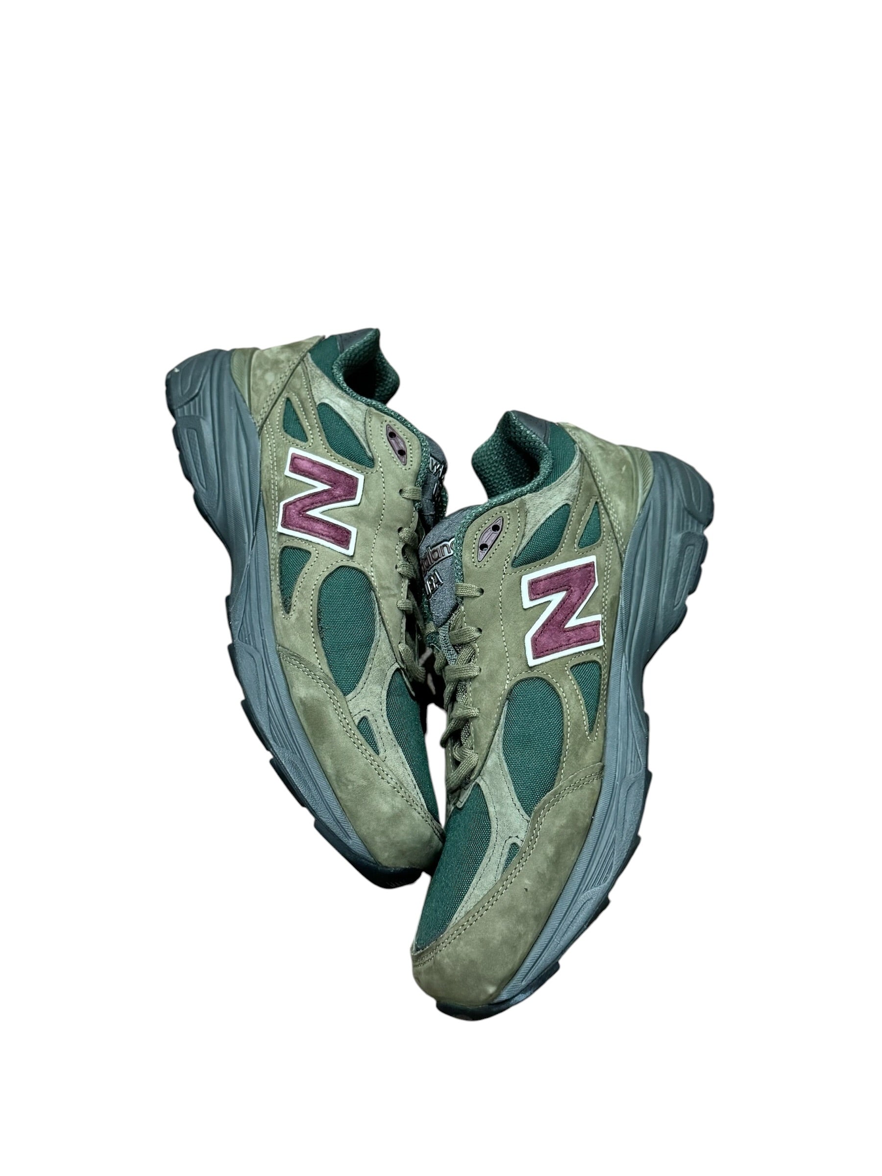 New Balance 990v3 MiUSA Teddy Santis Green Purple