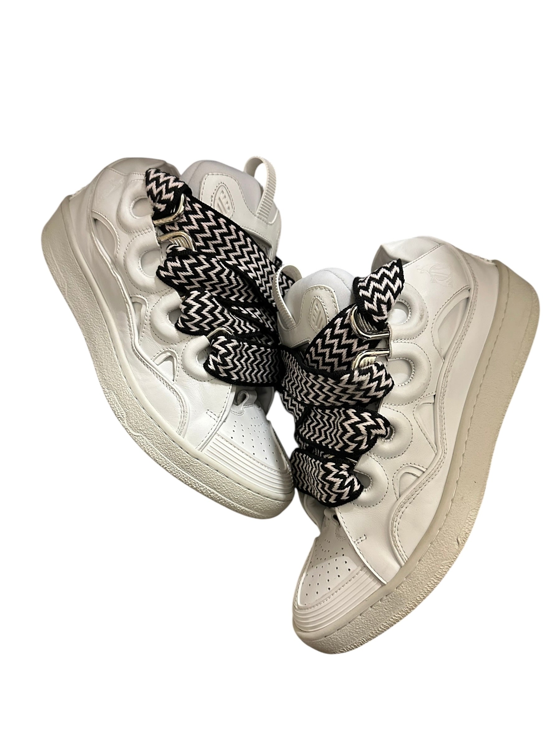 Lanvin Curb Sneaker Triple White