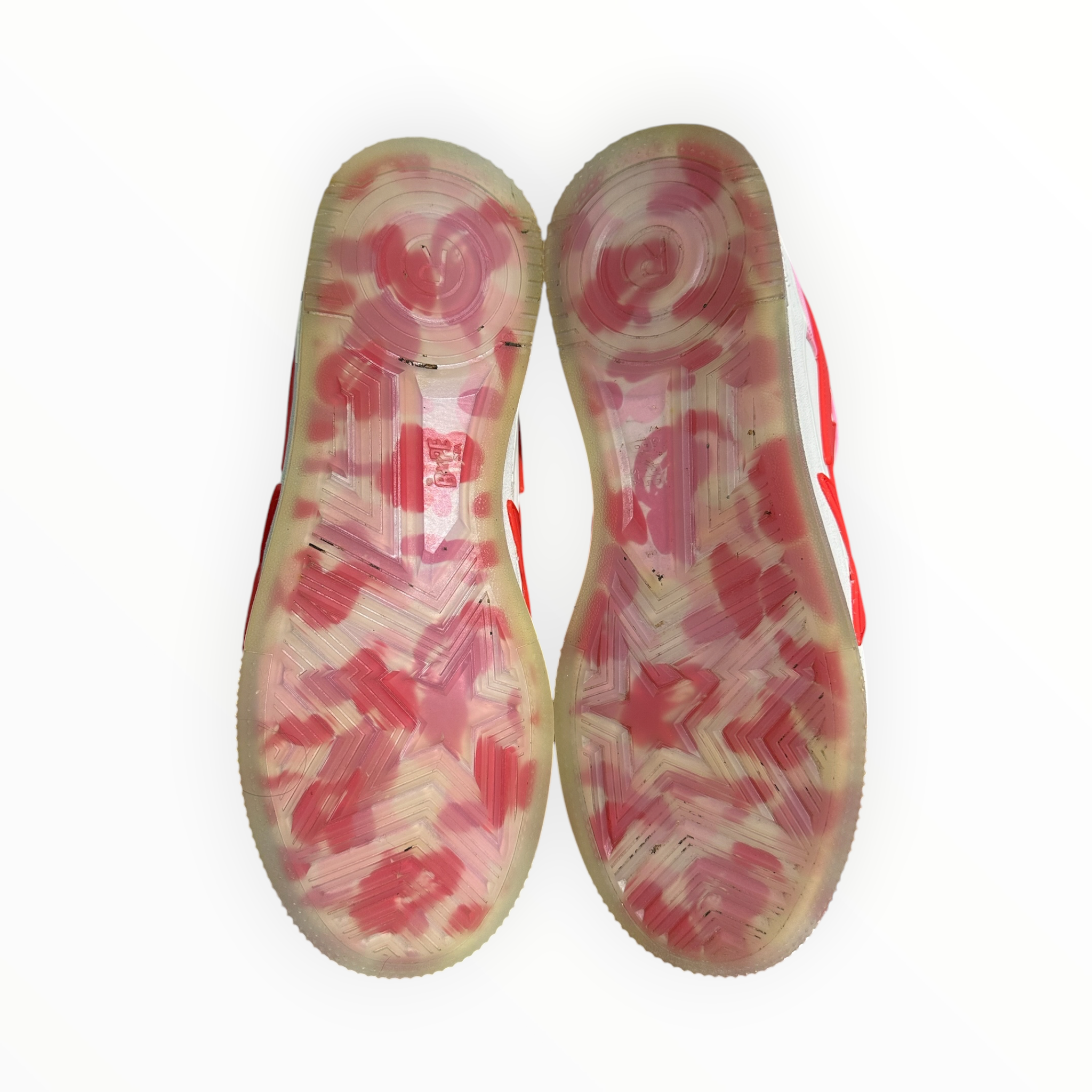 A Bathing Ape Bape Sta OS White Pink Red