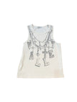 Vale Forever Big Chain Tank Top White