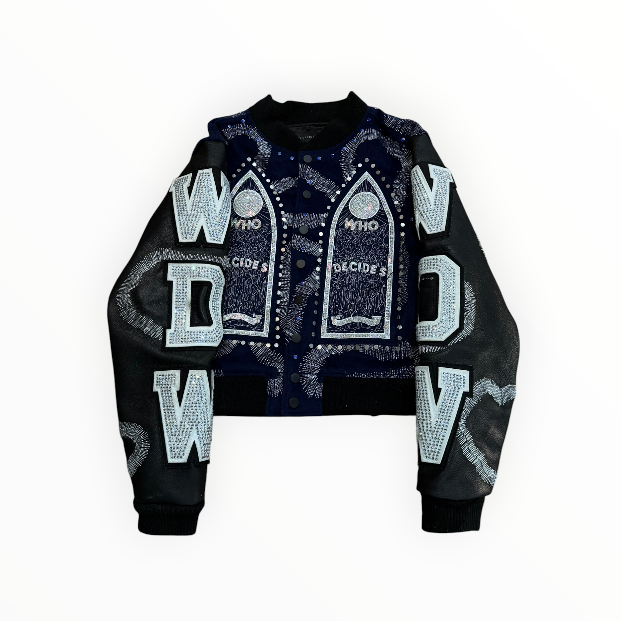 Who Decides War Hardware Cathedral Varsity Jacket