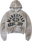 Vale Forever Manhattan Zip Up Grey