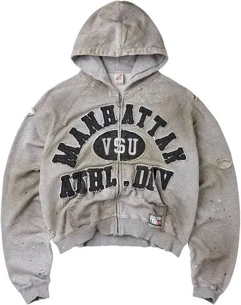 Vale Forever Manhattan Zip Up Grey